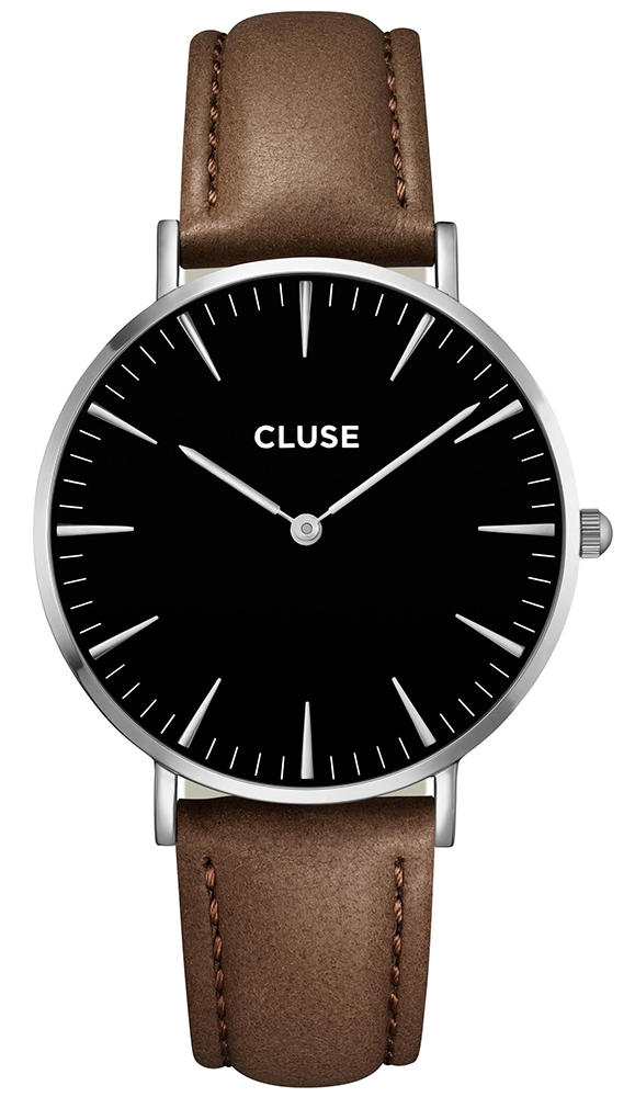 Cluse Silver Black/Brown CL18203