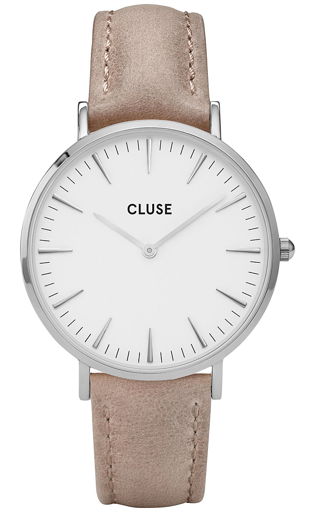 Cluse Silver White/Hazelnut CL18234