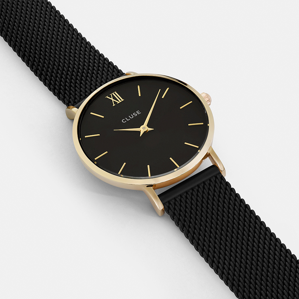 zegarek Cluse CL30026 złoty Minuit