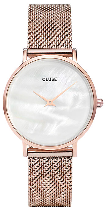 Cluse Mesh Rose Gold/White Pearl CW0101203008