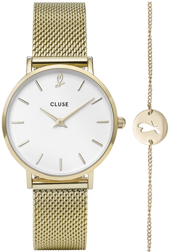 Cluse Heart Gold Mesh CLG012