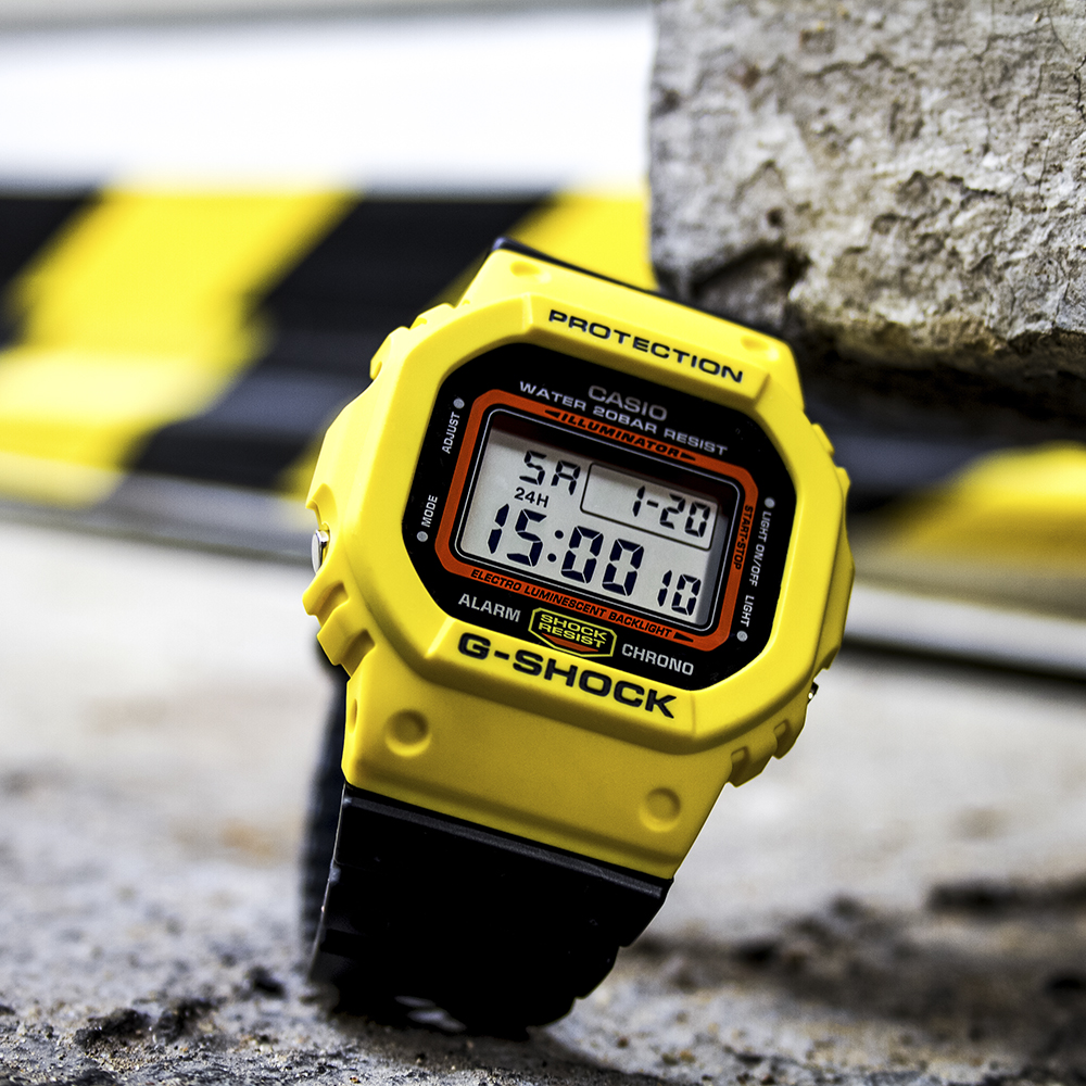 G-Shock DW-5600TB-1ER G-SHOCK Specials zegarek męski sportowy mineralne - miniatura 5