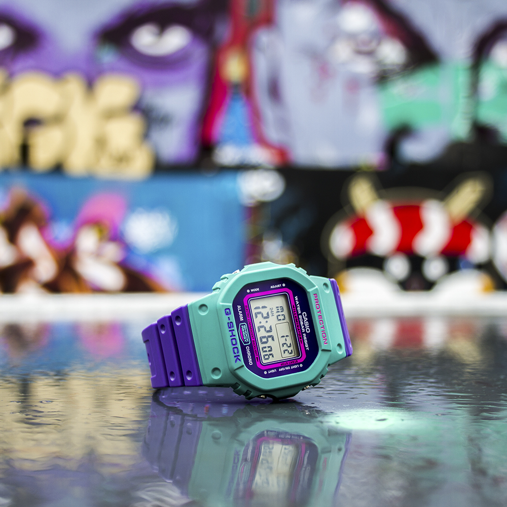 G-Shock DW-5600TB-6ER G-SHOCK Specials zegarek męski sportowy mineralne - miniatura 5