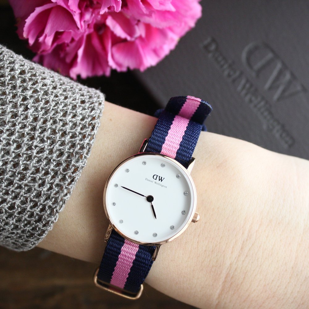 zegarek Daniel Wellington DW00100065 różowe złoto Classy - miniatura 4