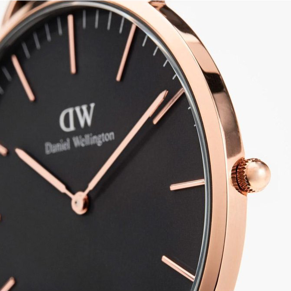 Daniel Wellington DW00100138 Durham Rose Gold Classic klasyczny zegarek różowe złoto - miniatura 6