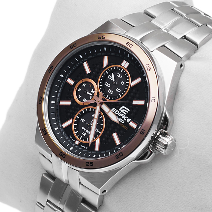 Edifice EF-340SB-1A5VEF Edifice zegarek męski sportowy mineralne - miniatura 5