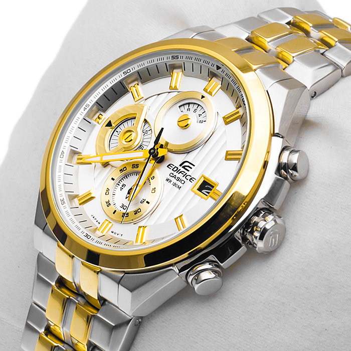 Edifice EF-556SG-7AVEF Edifice zegarek męski sportowy szafirowe - miniatura 5