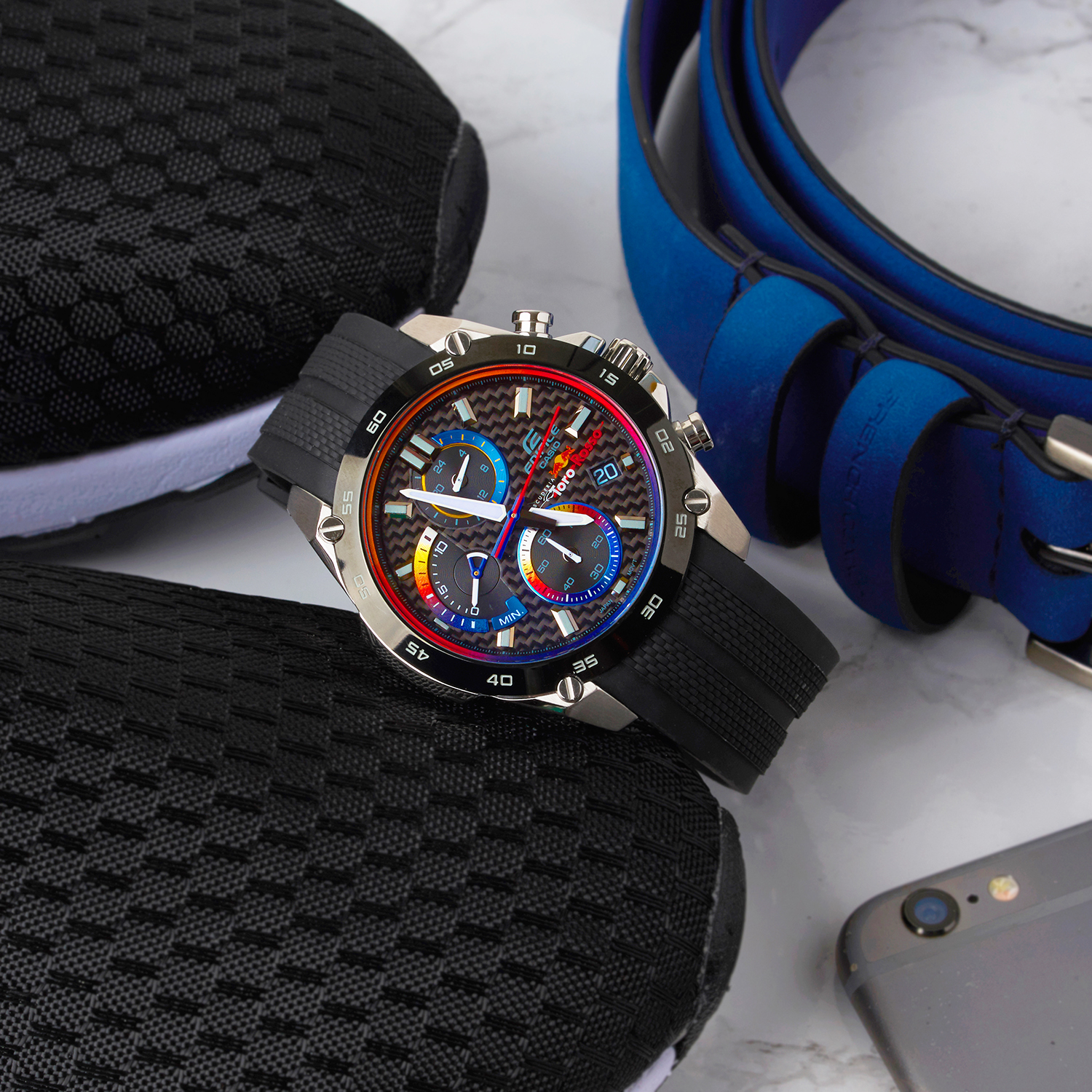 Edifice EFR-557TRP-1AER męski zegarek EDIFICE Premium pasek - miniatura 3