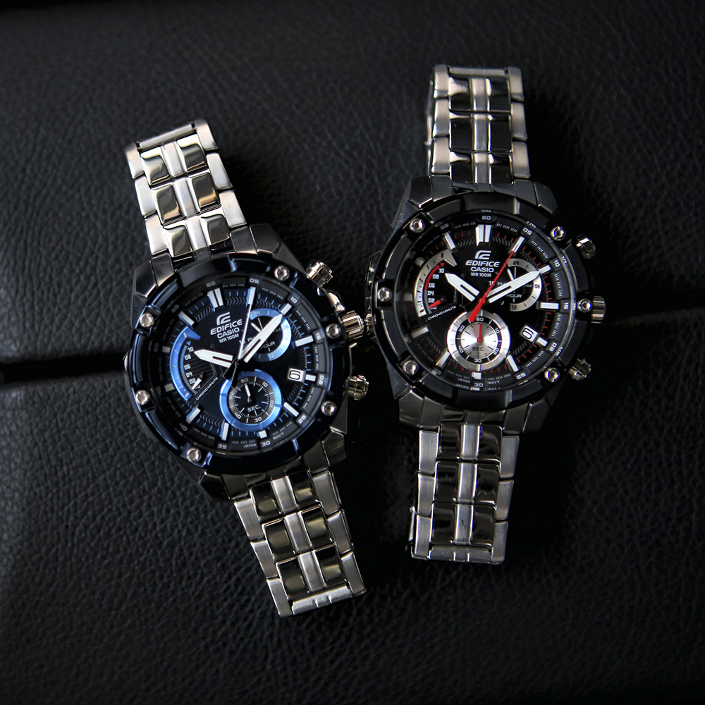 zegarek Edifice EFR-559DB-1AVUEF srebrny EDIFICE Momentum