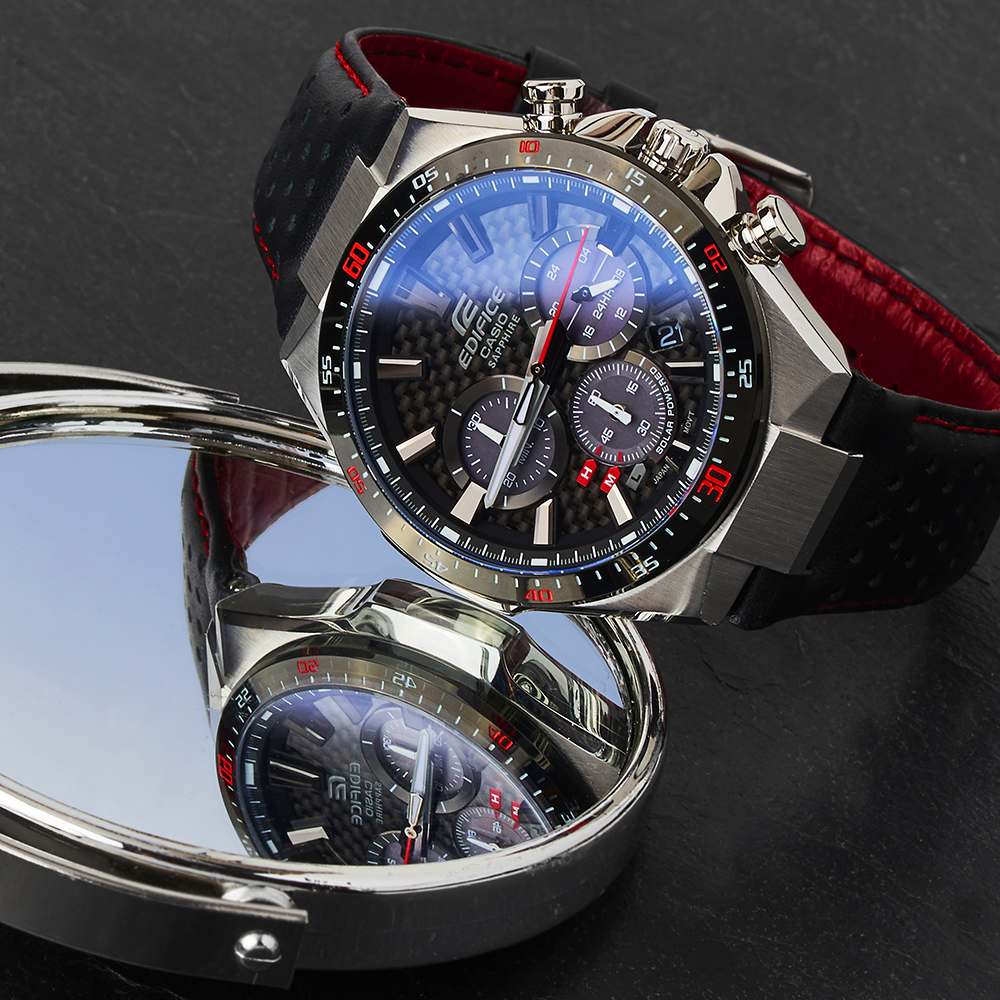 zegarek Edifice EFS-S520CBL-1AUEF srebrny EDIFICE Premium