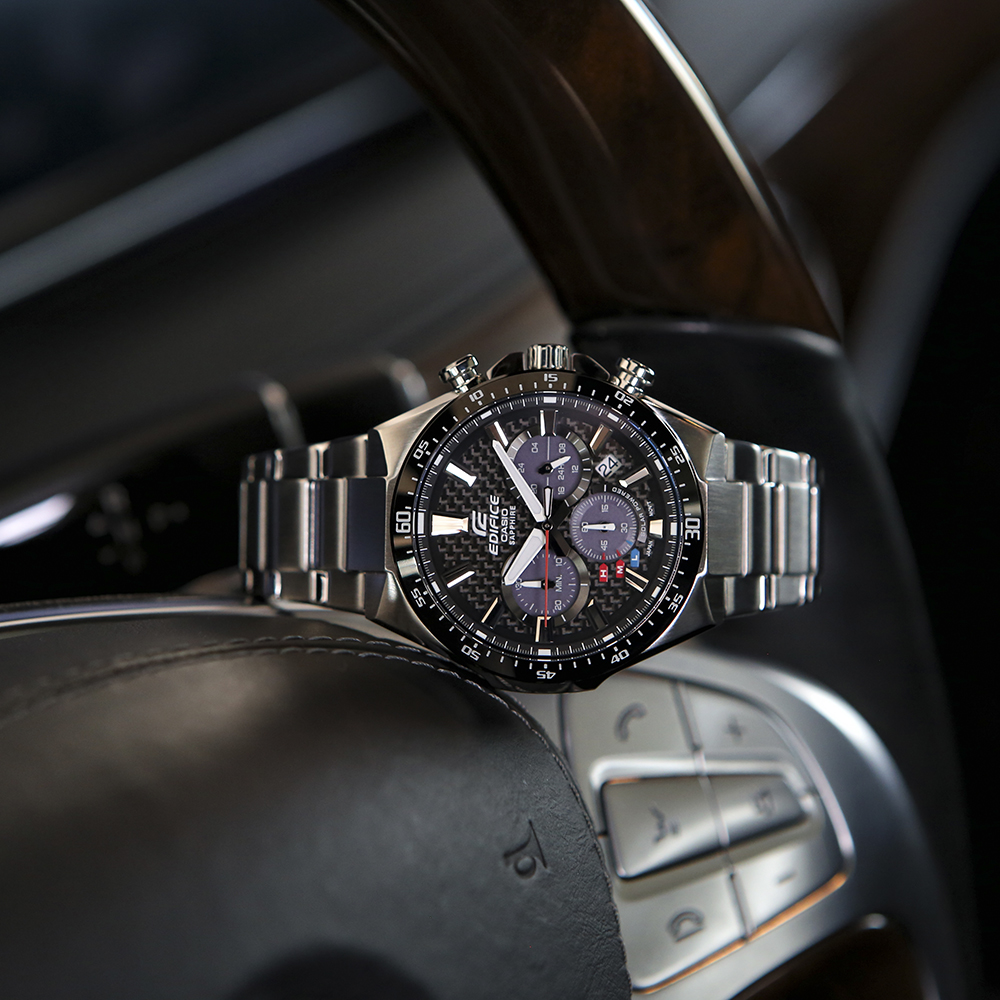 Edifice EFS-S520CDB-1AUEF zegarek męski sportowy EDIFICE Premium bransoleta