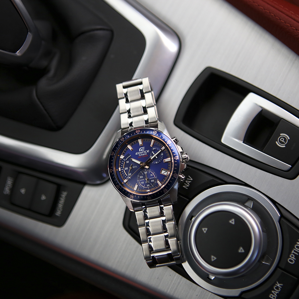 zegarek Edifice EFV-540D-2AVUEF męski z chronograf EDIFICE Momentum - miniatura 3