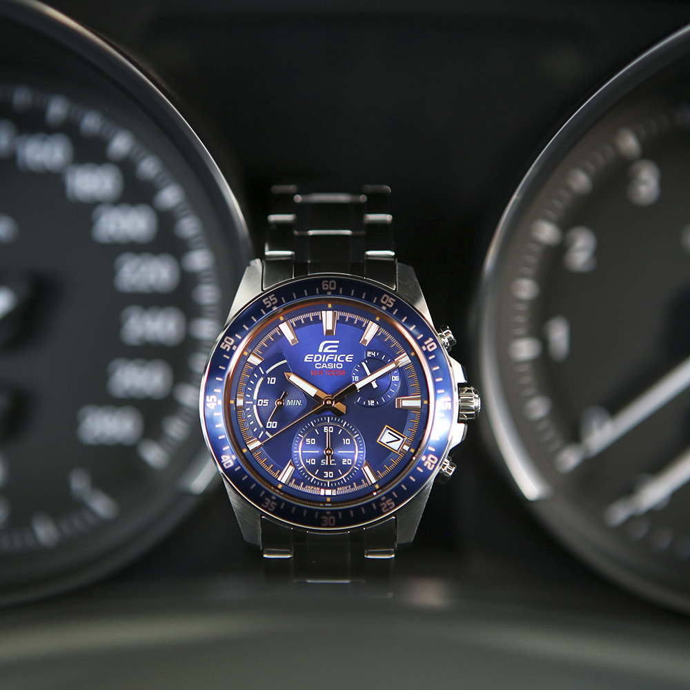 zegarek Edifice EFV-540D-2AVUEF srebrny EDIFICE Momentum - miniatura 4