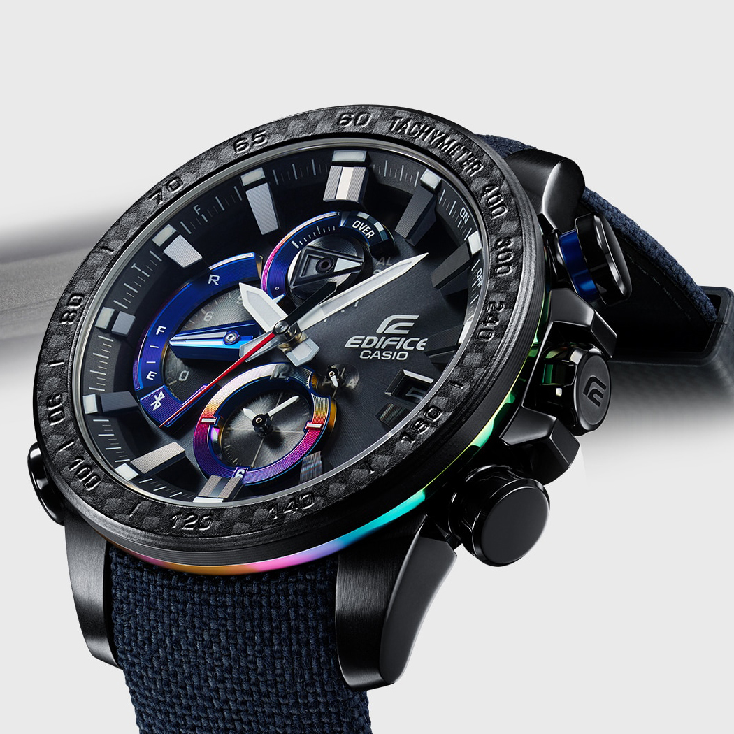 smartwatch Edifice EQB-800TR-1AER czarny EDIFICE Premium - miniatura 4
