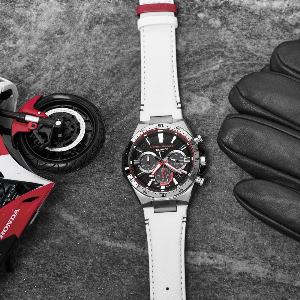 Edifice EQS-800HR-1AER Honda Racing Limited Edition zegarek sportowy EDIFICE Premium - miniatura 4