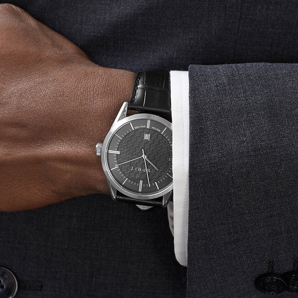 Esprit ES109421001 męski zegarek Męskie pasek - miniatura 3
