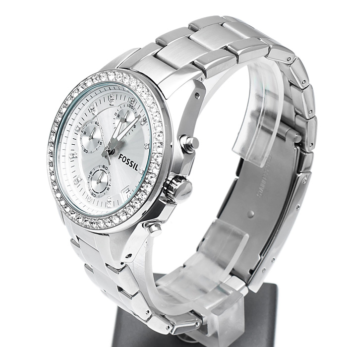 zegarek Fossil ES2681 DECKER - LADIES damski z chronograf Stella - miniatura 3