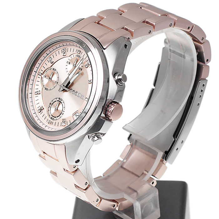zegarek Fossil ES2915 damski z chronograf Ladies Dress - miniatura 3