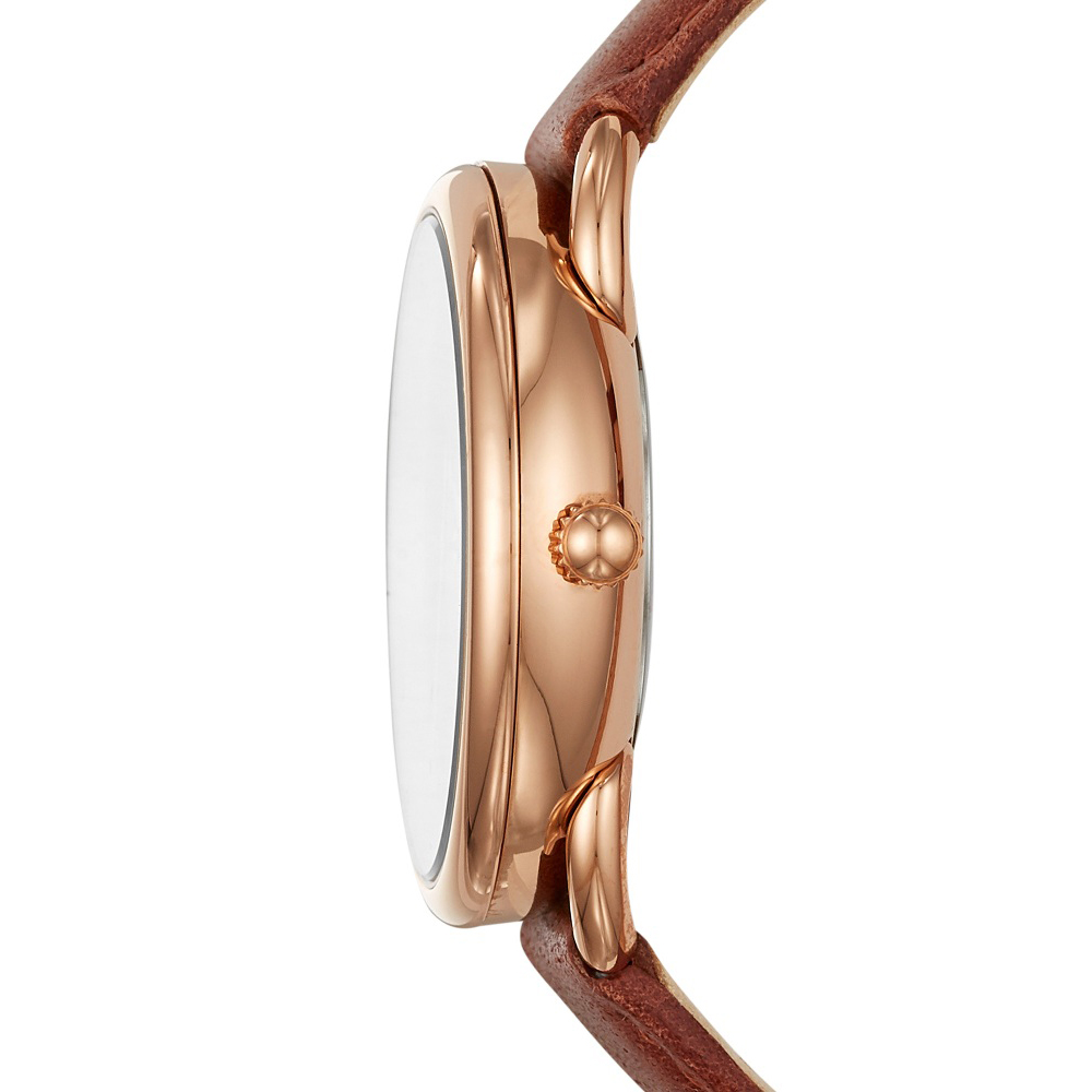 Fossil ES4420 zegarek różowe złoto fashion/modowy Tailor pasek - miniatura 5