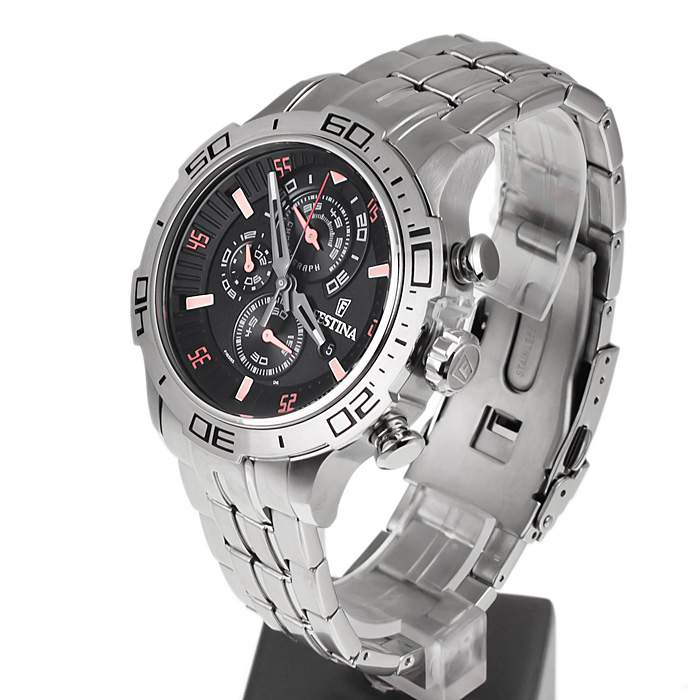 zegarek Festina F16565-6 męski z chronograf Chronograf - miniatura 3
