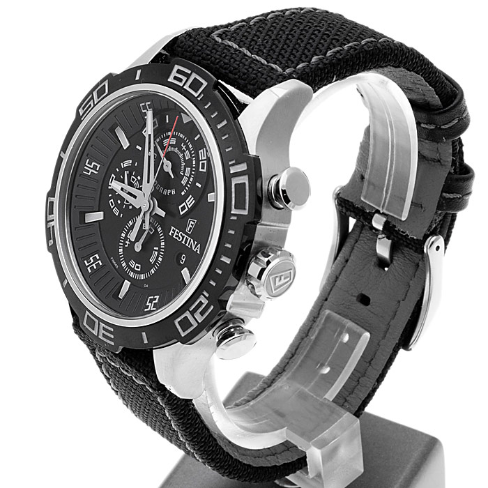 zegarek Festina F16566-3 męski z chronograf Chronograf - miniatura 3