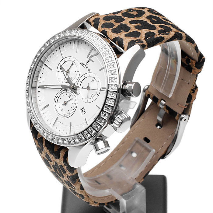zegarek Festina F16590-5 damski z chronograf Trend - miniatura 3