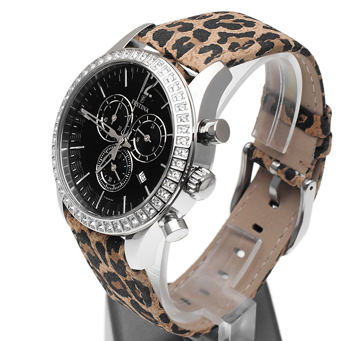 zegarek Festina F16590-6 damski z chronograf Trend - miniatura 3