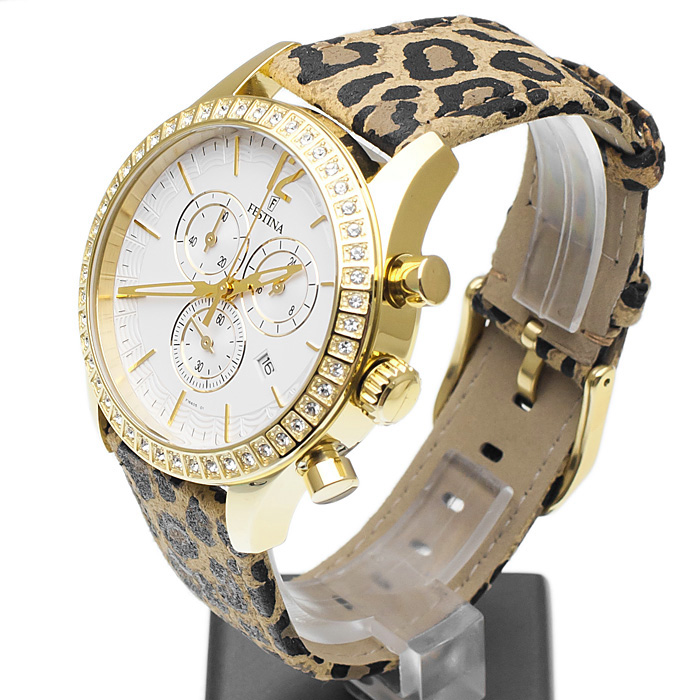 zegarek Festina F16605-5 damski z chronograf Trend - miniatura 3