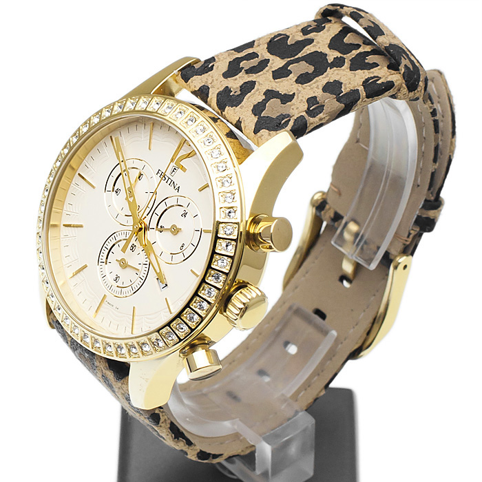 zegarek Festina F16605-6 damski z chronograf Trend - miniatura 3