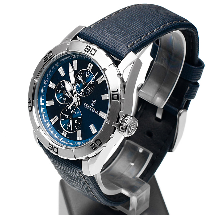 Festina F16607-2 męski zegarek Sport pasek - miniatura 3