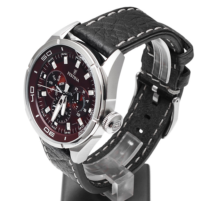 Festina F16609-2 męski zegarek Sport pasek - miniatura 3