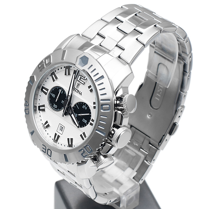 zegarek Festina F16613-1 męski z chronograf Chronograf - miniatura 3