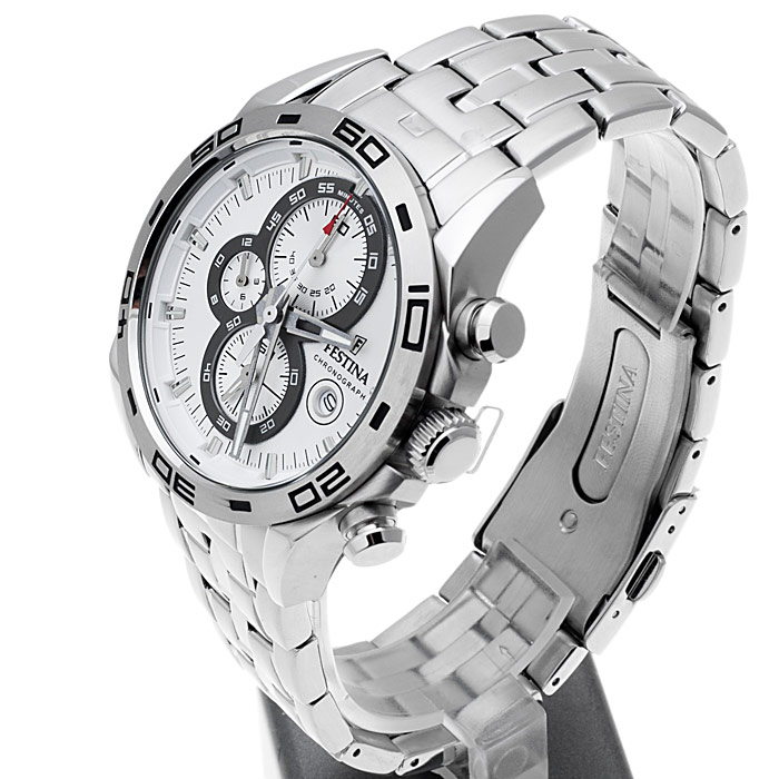 zegarek Festina F16654-1 męski z tachometr Chronograf - miniatura 3