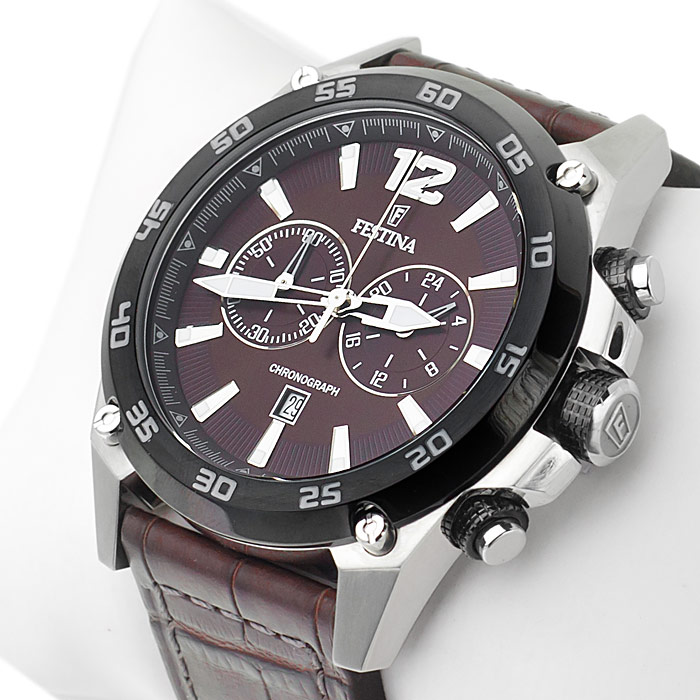 Festina F16673-3 Chronograph Trend klasyczny zegarek srebrny - miniatura 6