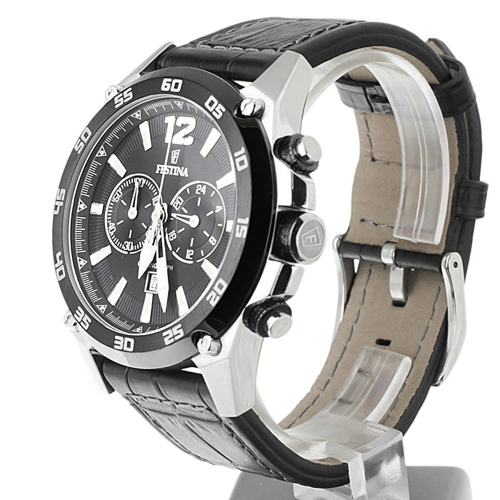 zegarek Festina F16673-4 Chronograph męski z chronograf Sport - miniatura 3
