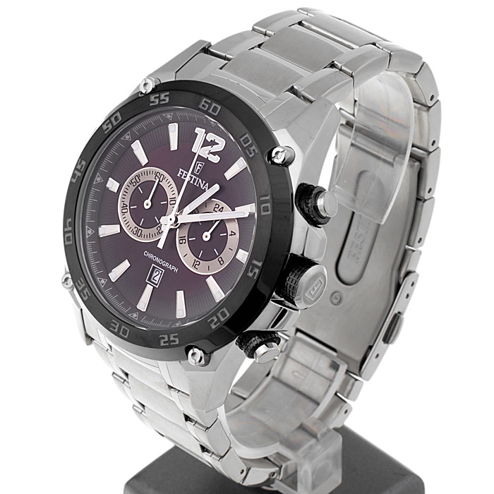 zegarek Festina F16680-3 męski z chronograf Chronograf - miniatura 3