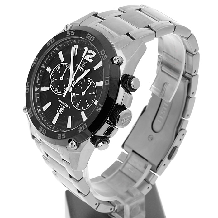 Festina F16680-4 Chronograph Chronograf sportowy zegarek srebrny - miniatura 6