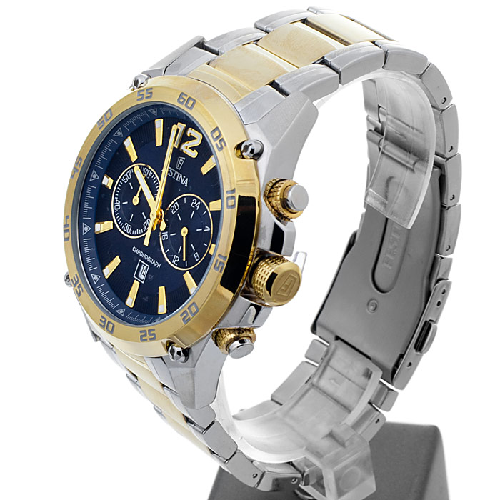 zegarek Festina F16681-2 męski z chronograf Chronograf - miniatura 3