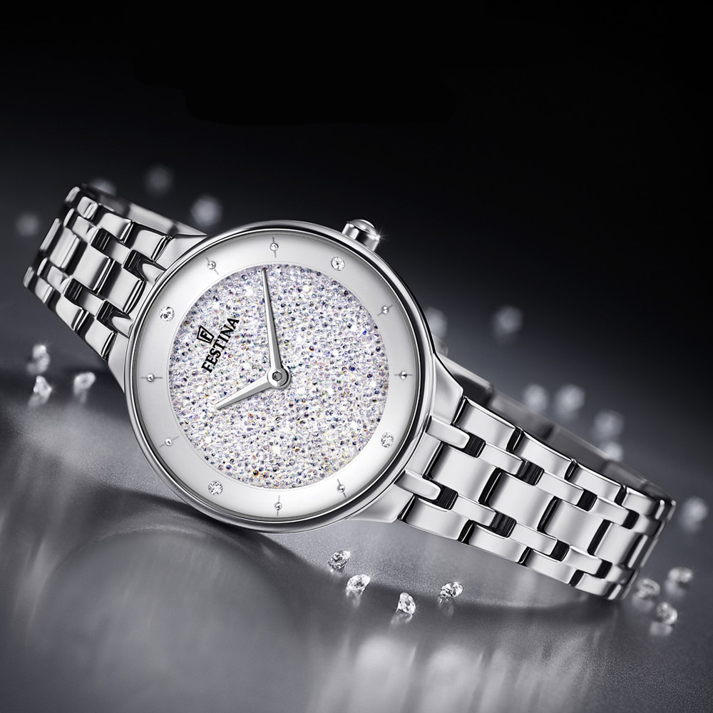 zegarek Festina F20382-1 kwarcowy damski Mademoiselle Mademoiselle Swarovski - miniatura 6