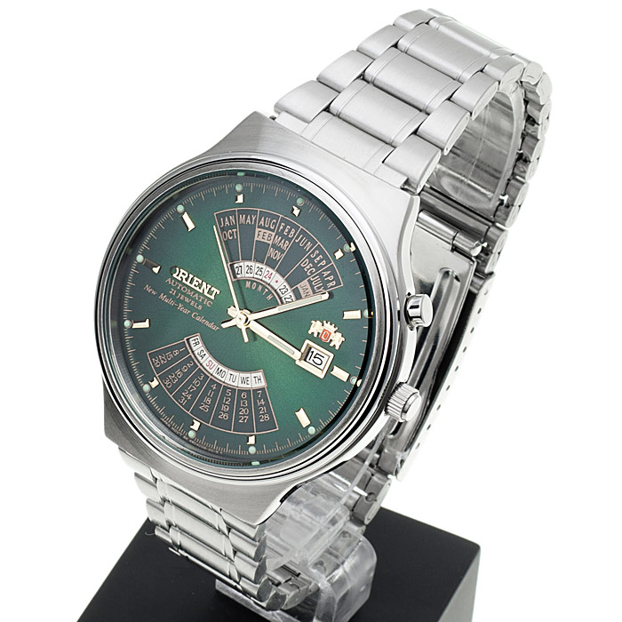Orient FEU00002FW Contemporary klasyczny zegarek srebrny