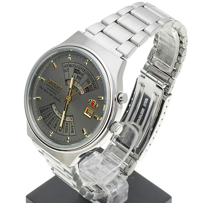 Orient FEU00002KW Contemporary klasyczny zegarek srebrny