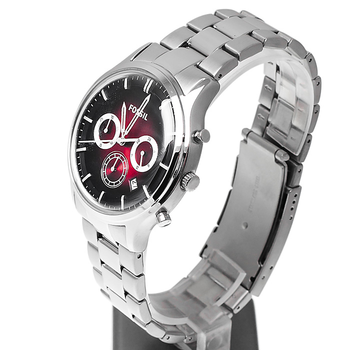 zegarek Fossil FS4675 męski z chronograf Mens Dress - miniatura 3