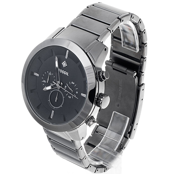 zegarek Fossil FS4680 OTHER - MENS męski z chronograf Mens Dress - miniatura 3