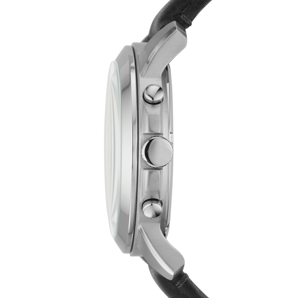 Fossil FS4812IE zegarek srebrny fashion/modowy Grant pasek