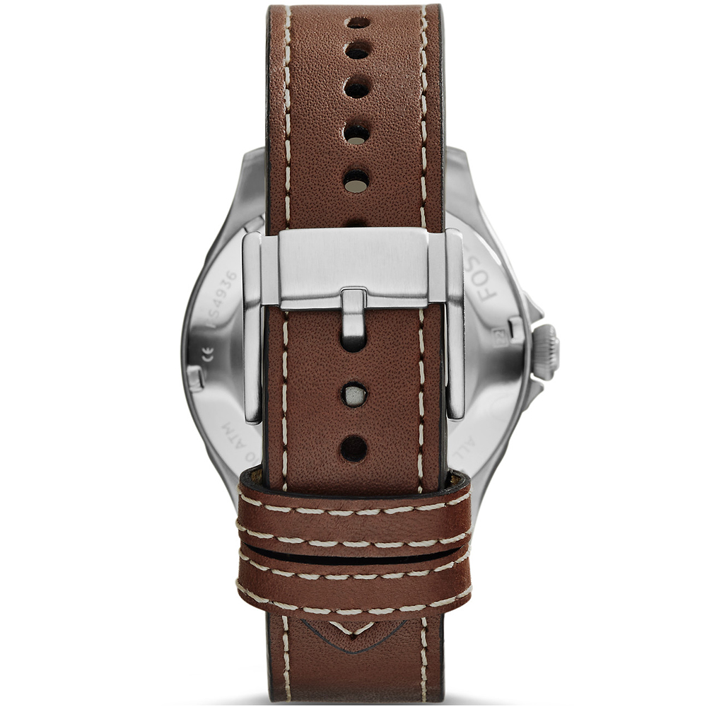 zegarek Fossil FS4936 RECRUITER męski z chronograf Mens Dress - miniatura 3
