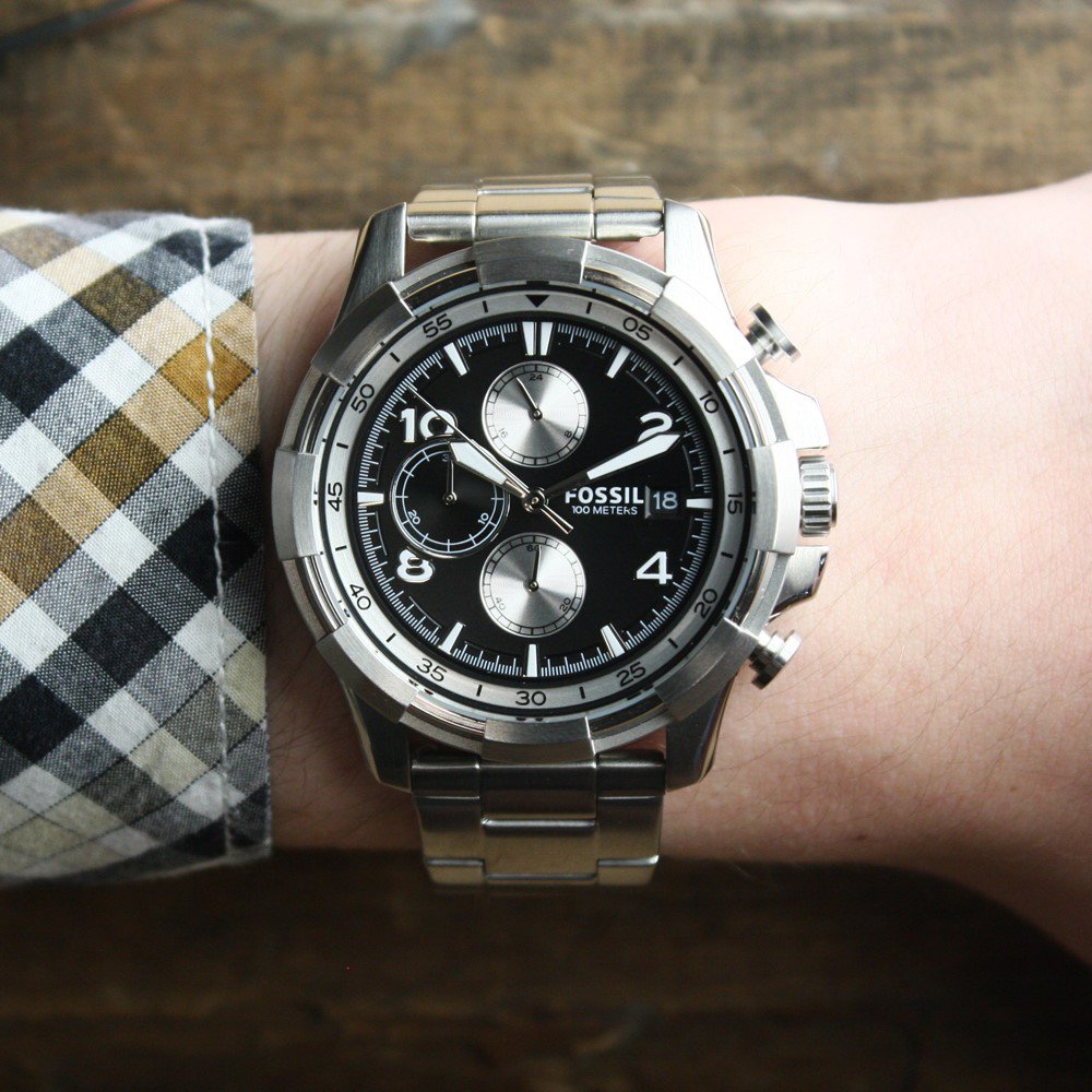 zegarek Fossil FS5112 DEAN męski z chronograf Dean - miniatura 3