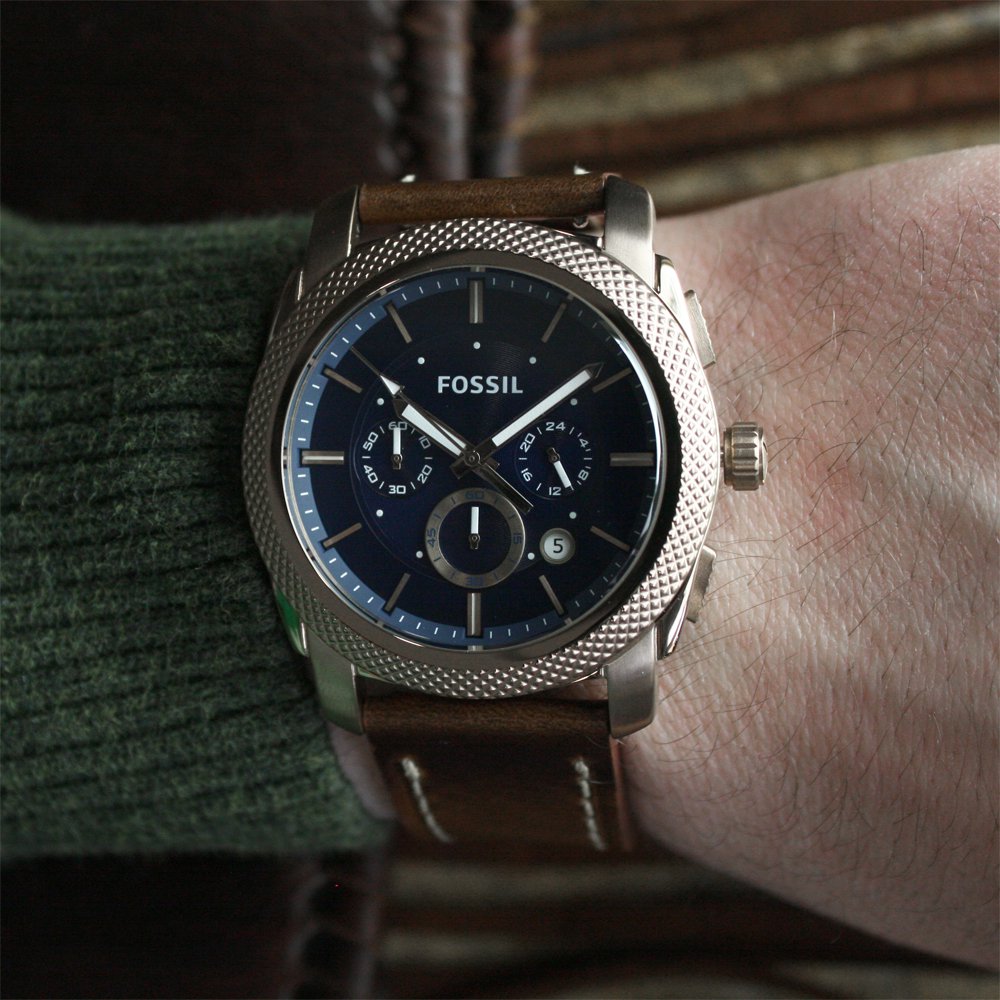 zegarek Fossil FS5159 MACHINE męski z chronograf Machine - miniatura 3