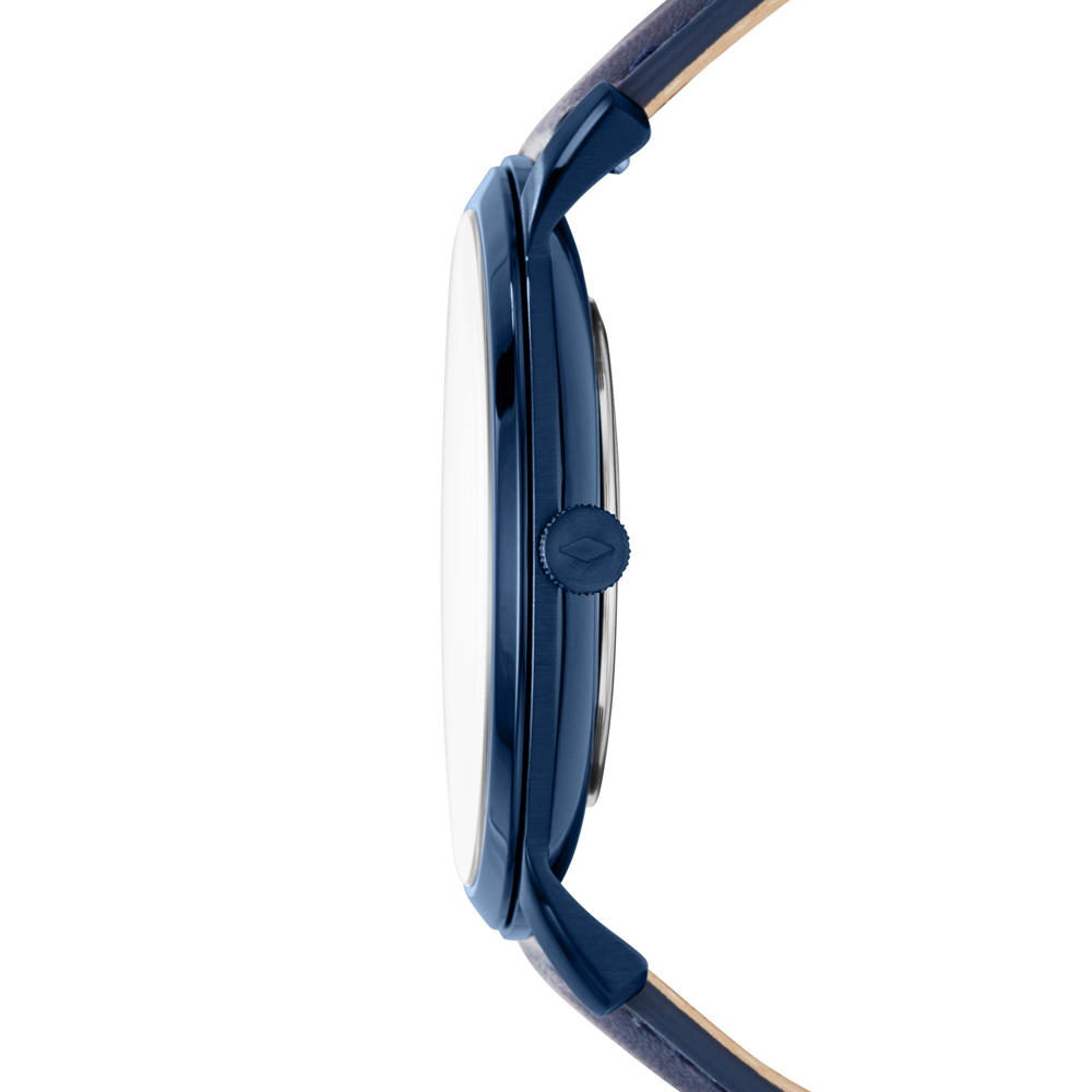 Fossil FS5448 zegarek niebieski klasyczny The Minimalist pasek - miniatura 5
