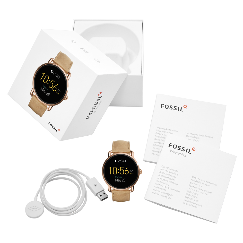zegarek Fossil Smartwatch FTW2102 różowe złoto Fossil Q