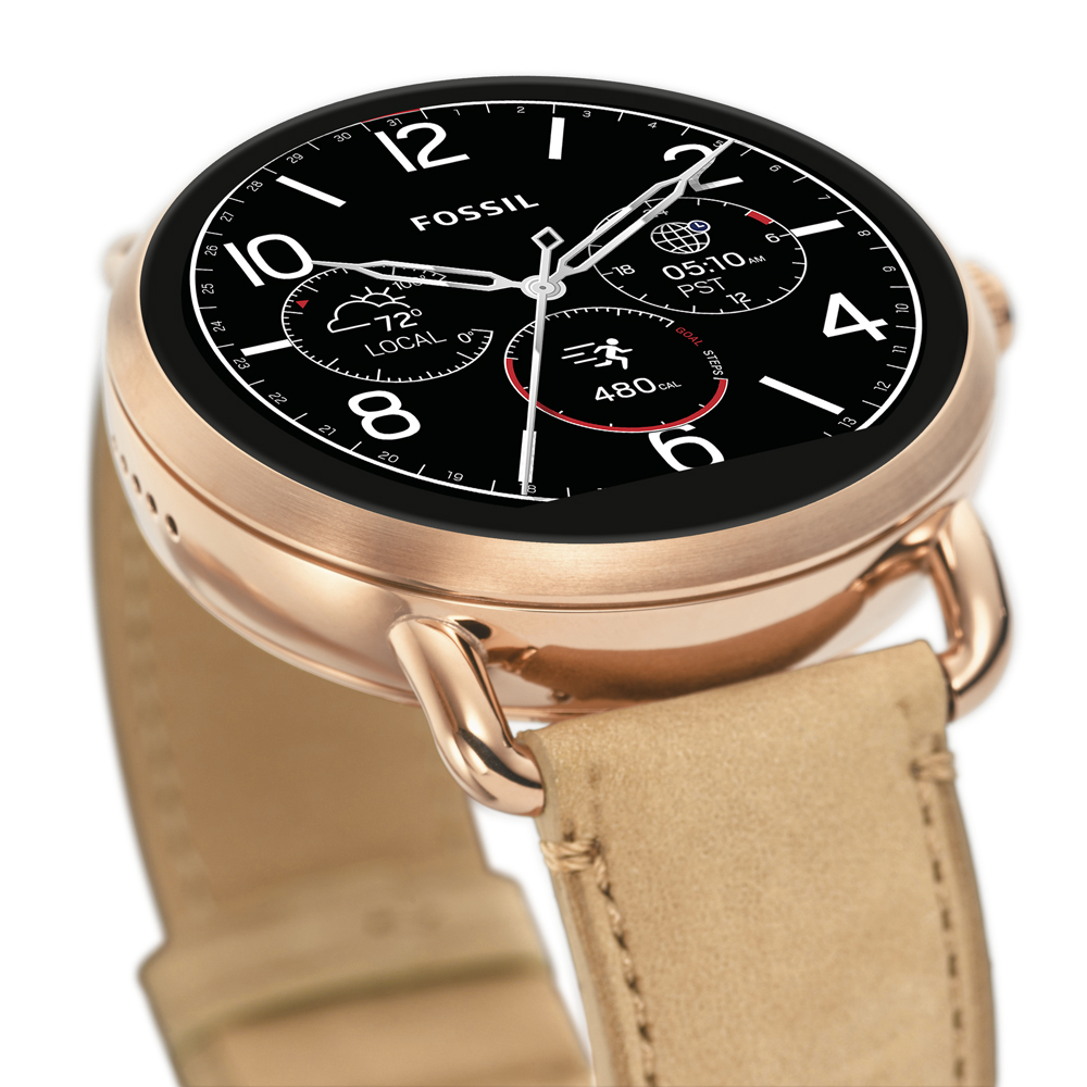 Fossil Smartwatch FTW2102 Fossil Q Q Wander Smartwatch zegarek damski fashion/modowy mineralne